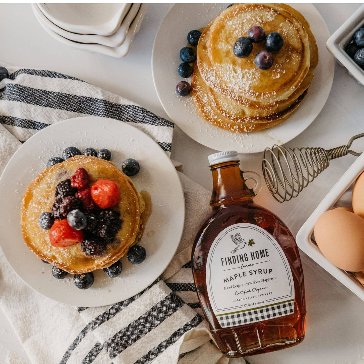 Finding Home Farms - Organic Maple Syrup - 12 oz Decorative Glass