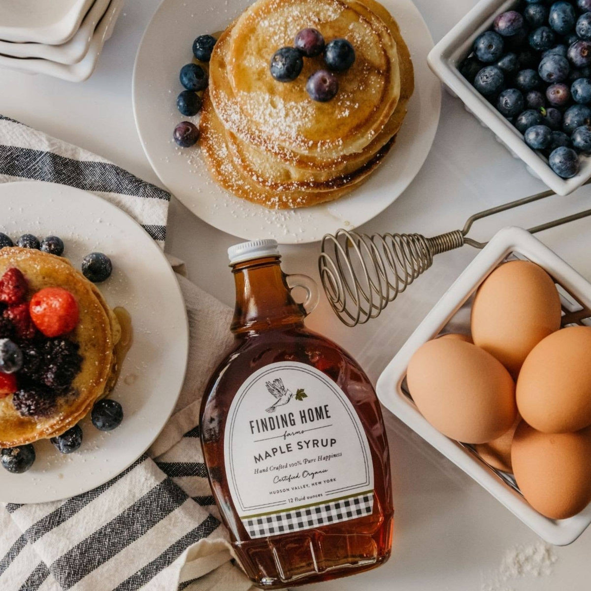 Finding Home Farms - Organic Maple Syrup - 12 oz Decorative Glass