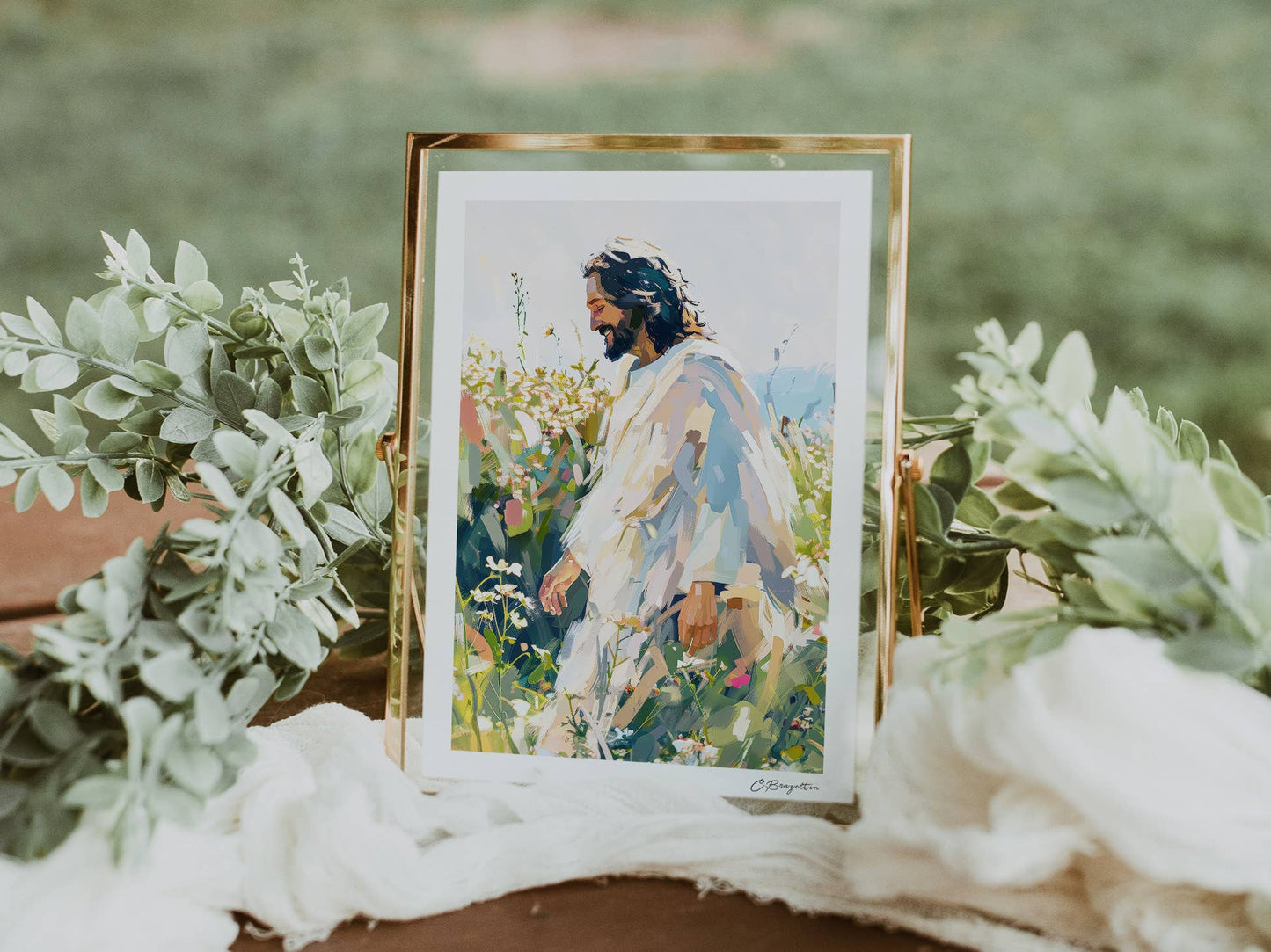 Painted Gospel - Let All Creation Rejoice 5”x7” Art Print Standard