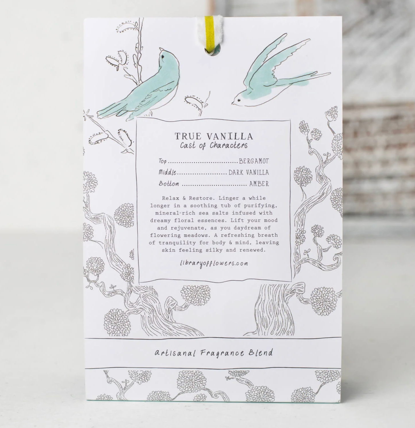 Library Of Flowers - True Vanilla Bath Salts