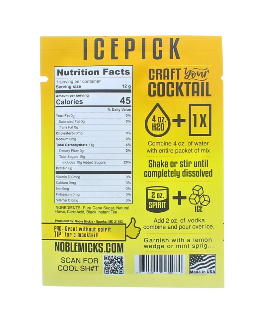 Noble Mick's - Cocktail Mix - Icepick