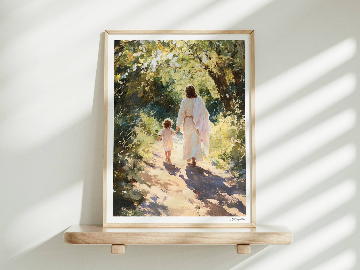 Painted Gospel - Guide Me in Truth 5”x7” Art Print Standard / Horizontal