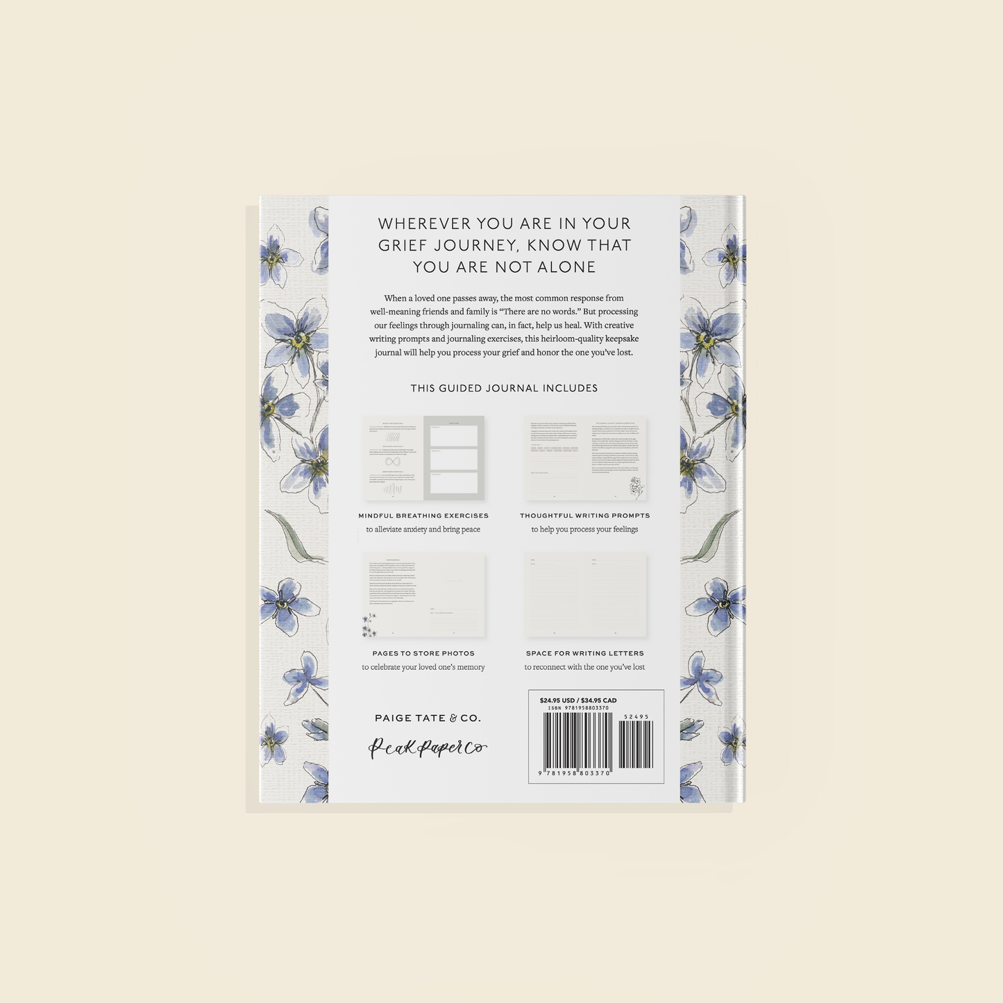 Paige Tate - Forget You Not - Guided Grief Journal