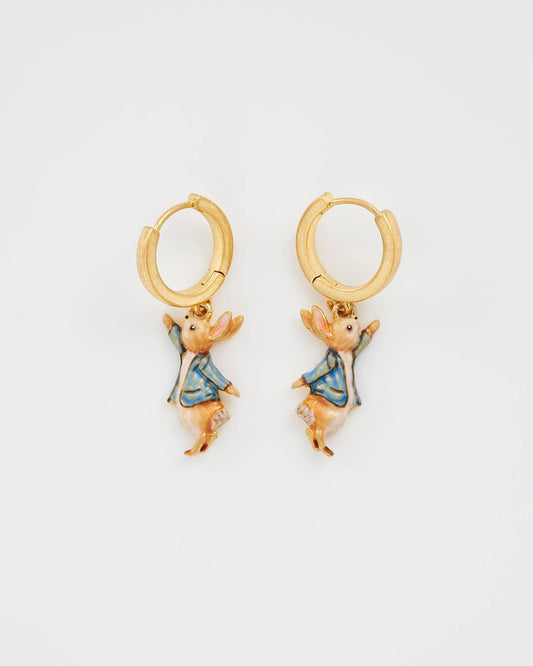 Fable England -  Peter Rabbit Huggie Earrings