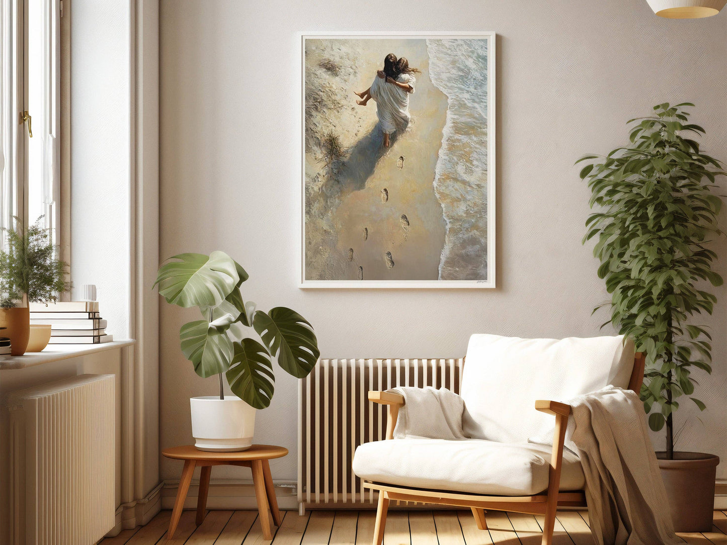 Painted Gospel - He Carried Me 5”x7” Art Print Standard / Horizontal