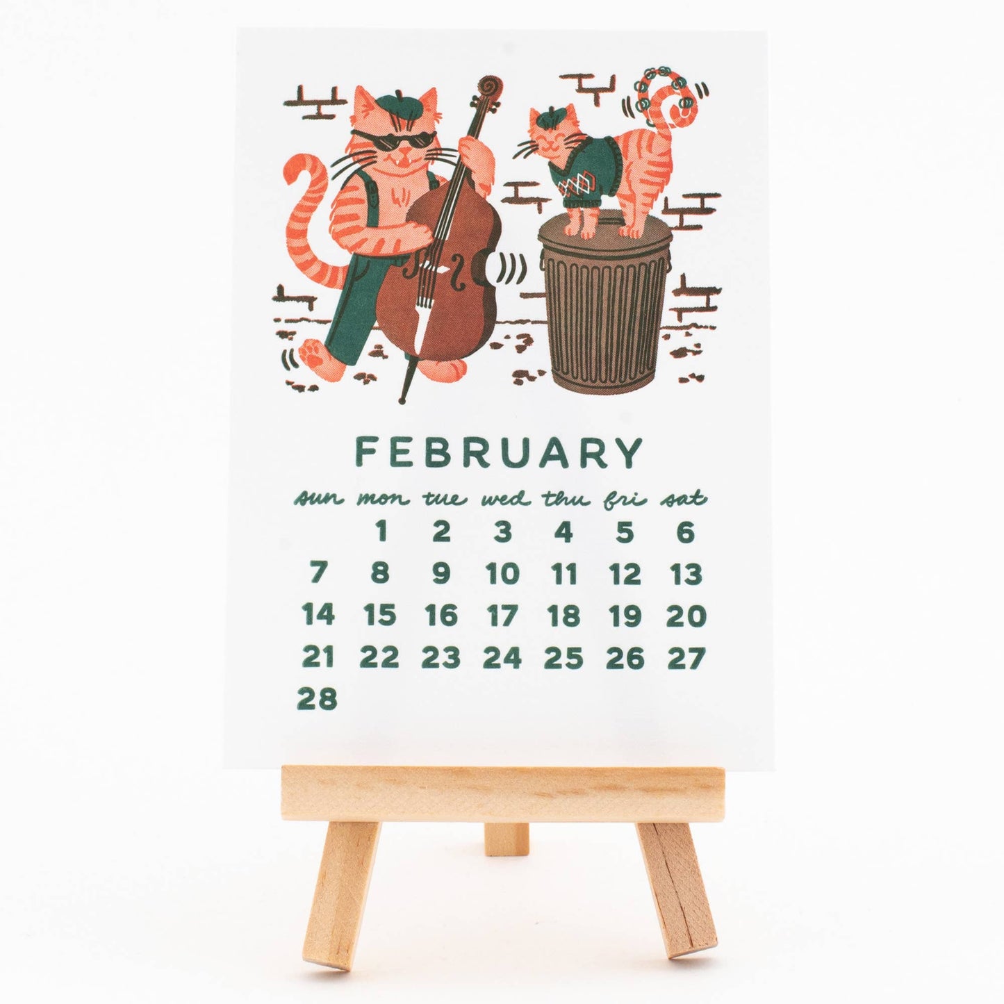 Smudge Ink - 2027 Letterpress Desk Calendar