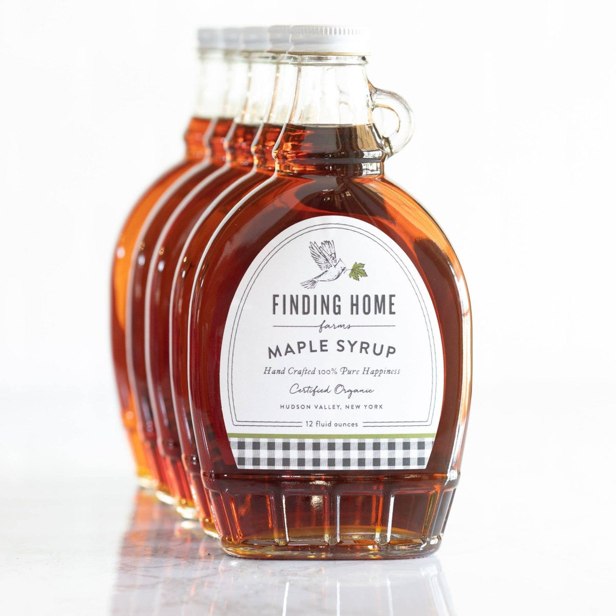 Finding Home Farms - Organic Maple Syrup - 12 oz Decorative Glass