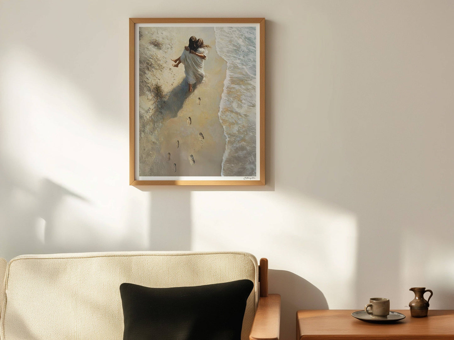 Painted Gospel - He Carried Me 5”x7” Art Print Standard / Horizontal