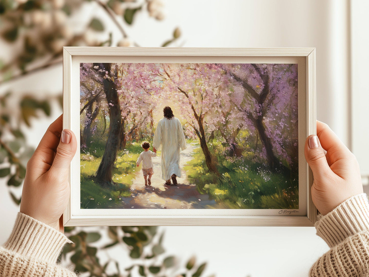 Painted Gospel - Guide Me in Truth #2 | Standard / Vertical / 5"x7"