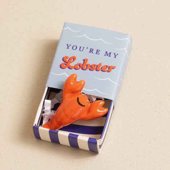 Tiny Matchbox Ceramic Token: Bear