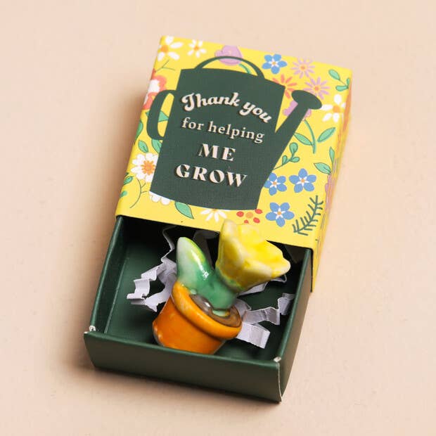 Tiny Matchbox Ceramic Token: Heart