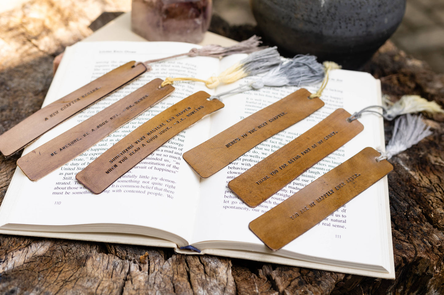 Leather Bookmarks