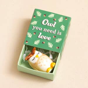 Tiny Matchbox Ceramic Token: Heart