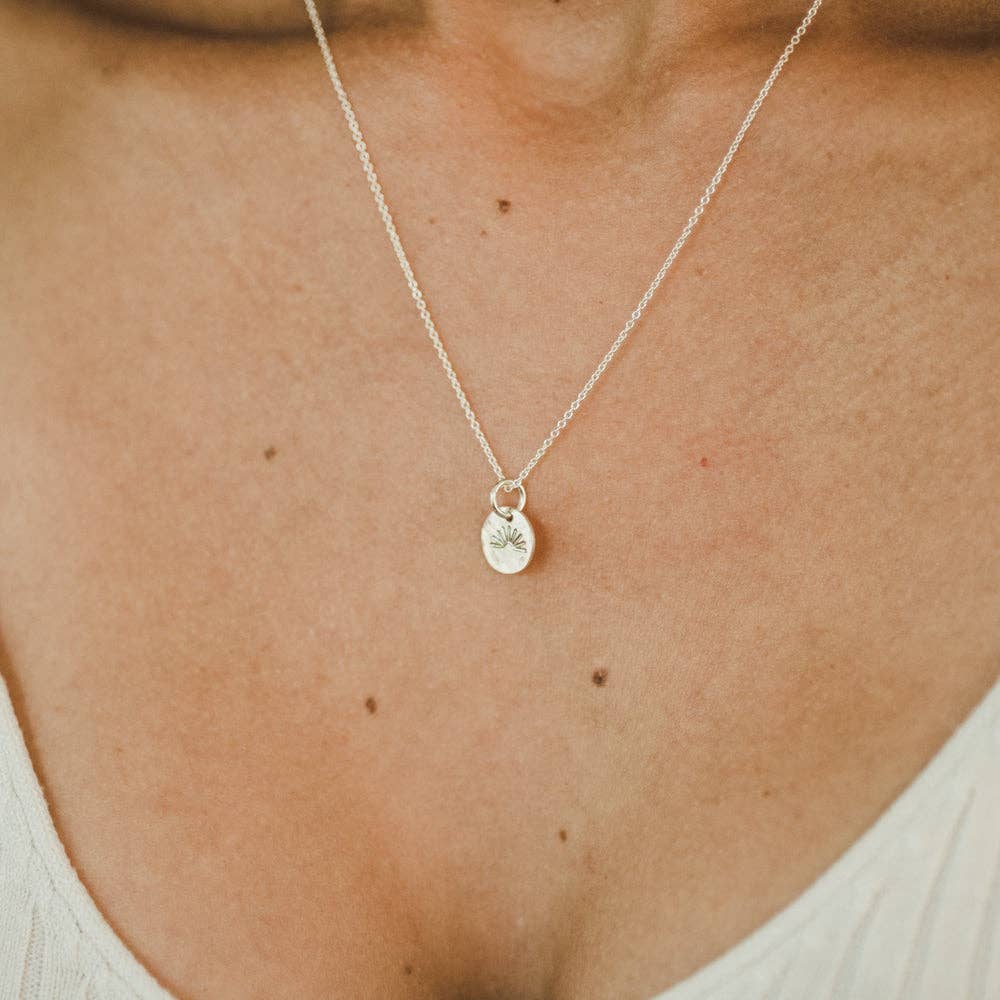 You Are My Sunshine Necklace: Sterling Silver