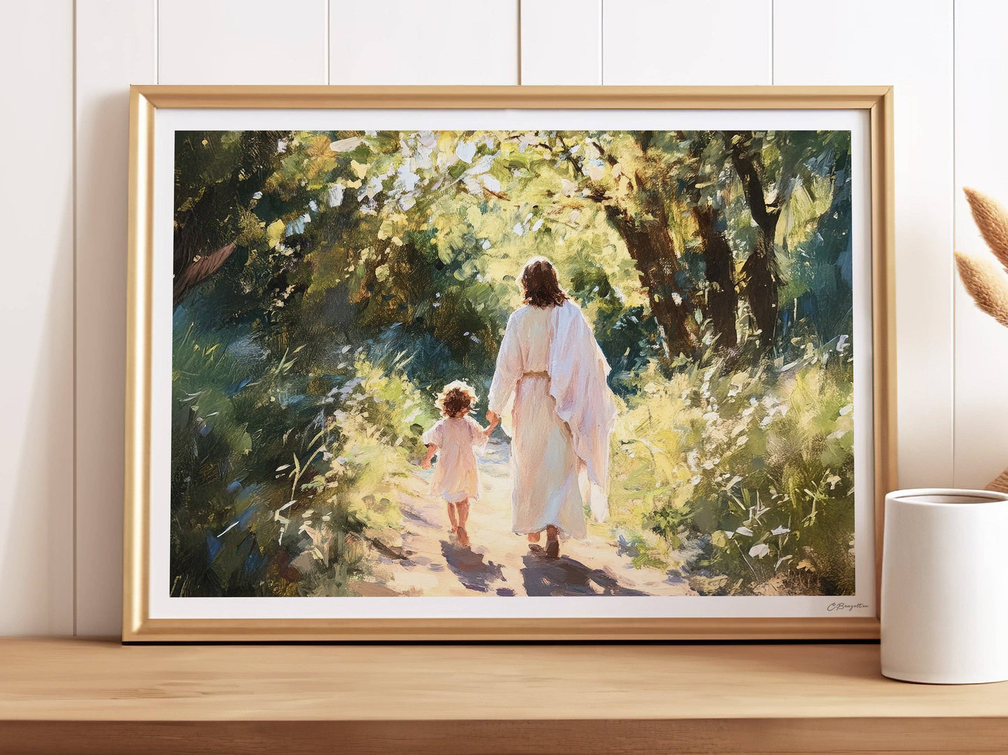 Painted Gospel - Guide Me in Truth 5”x7” Art Print Standard / Horizontal