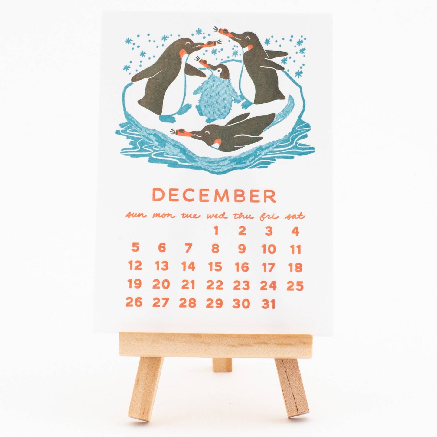 Smudge Ink - 2027 Letterpress Desk Calendar