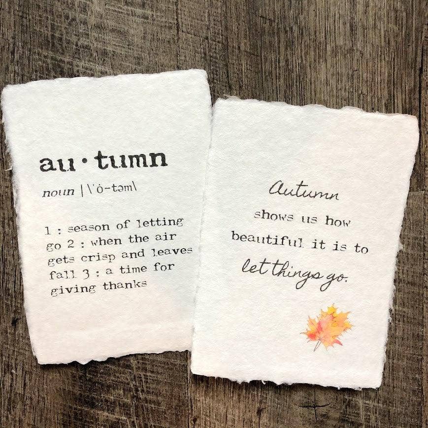 Alison Rose Vintage - Handmade Paper Quotes