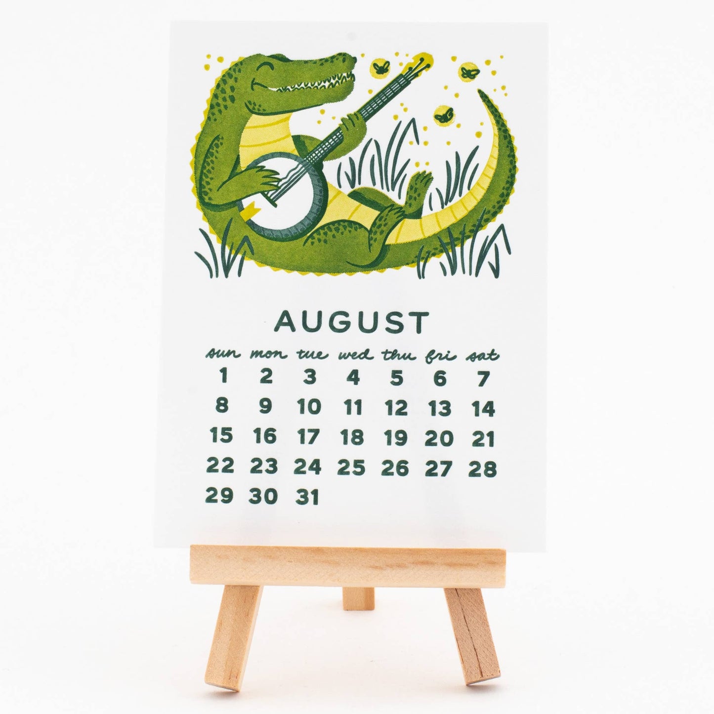 Smudge Ink - 2027 Letterpress Desk Calendar