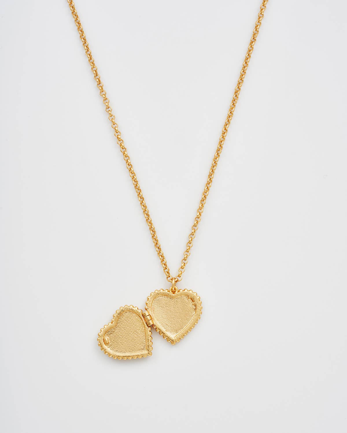 Fable England -  Gaia Lily Heart Locket Necklace