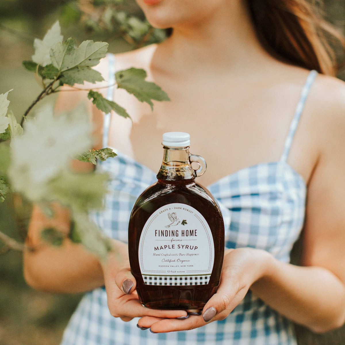 Finding Home Farms - Organic Maple Syrup - 12 oz Decorative Glass
