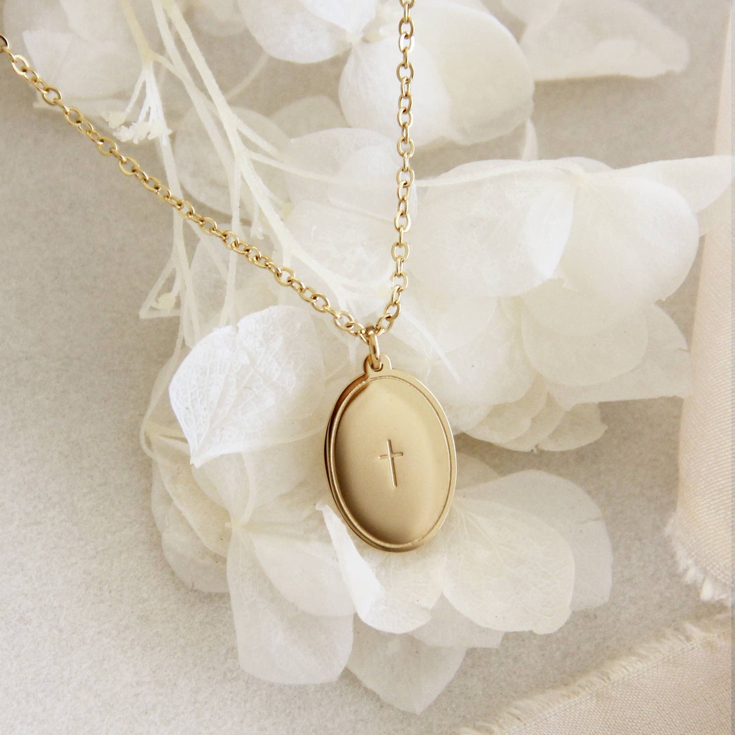LoveStory - Cross/ Olive Branch Peace/ Promises of God Necklace