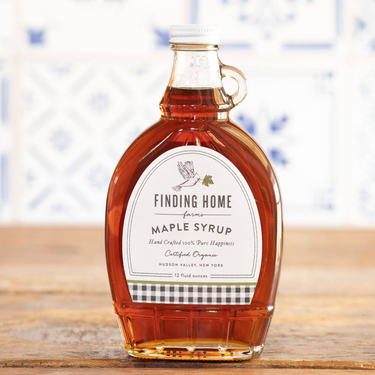 Finding Home Farms - Organic Maple Syrup - 12 oz Decorative Glass