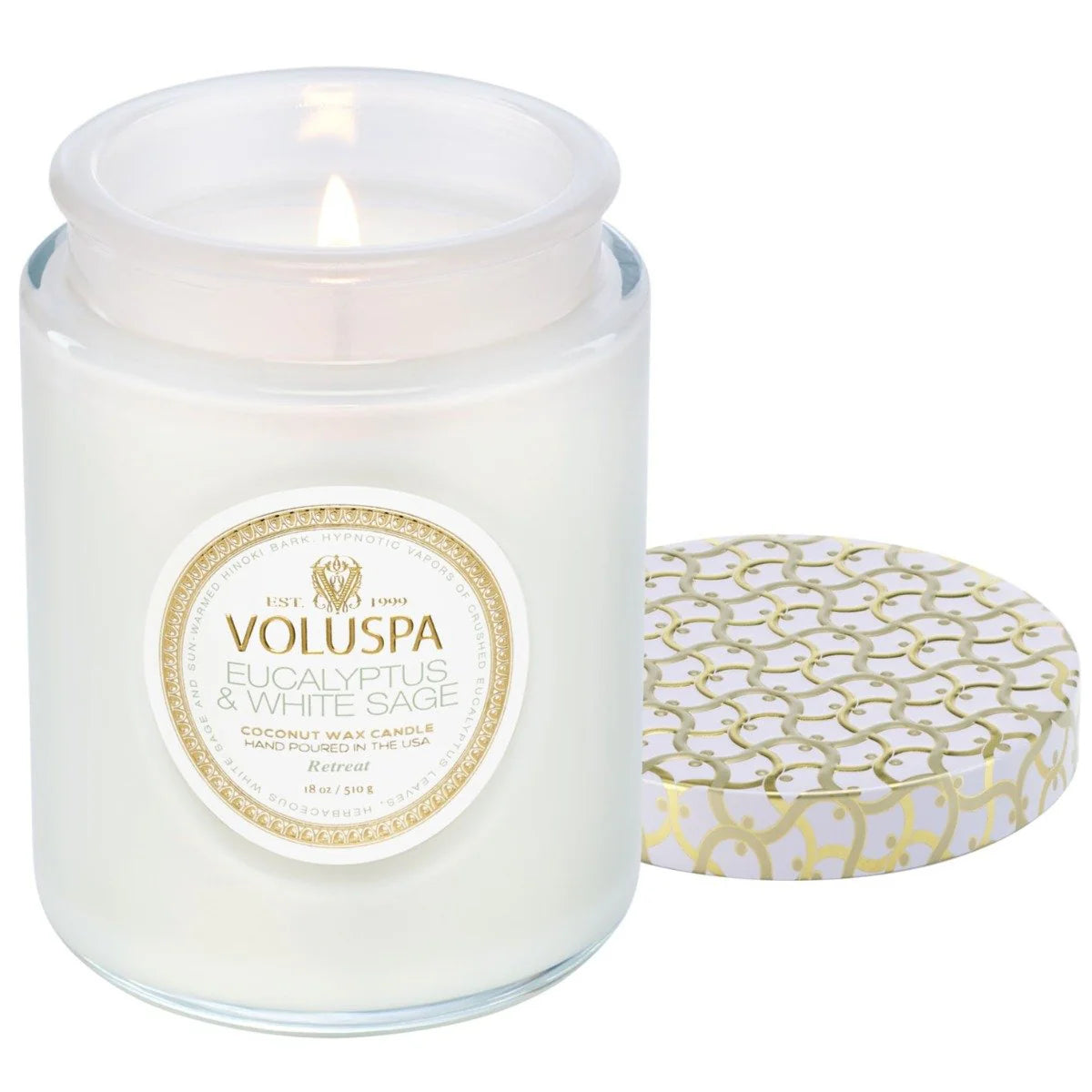 Voluspa - Eucalyptus & White Sage 18oz. Large Jar