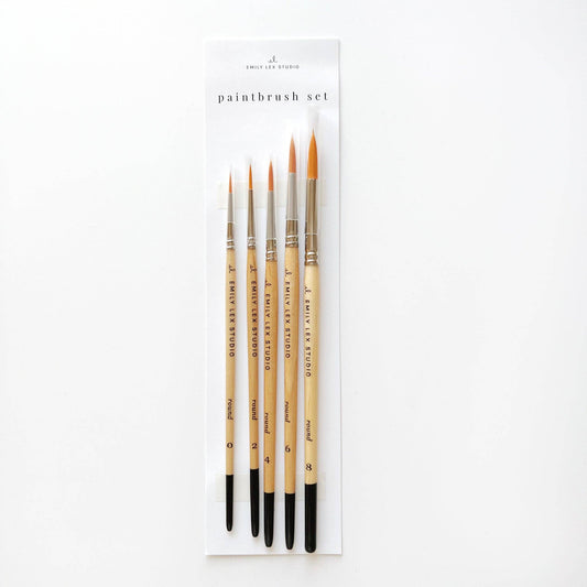 Emily Lex - Watercolor Paintbrush Set