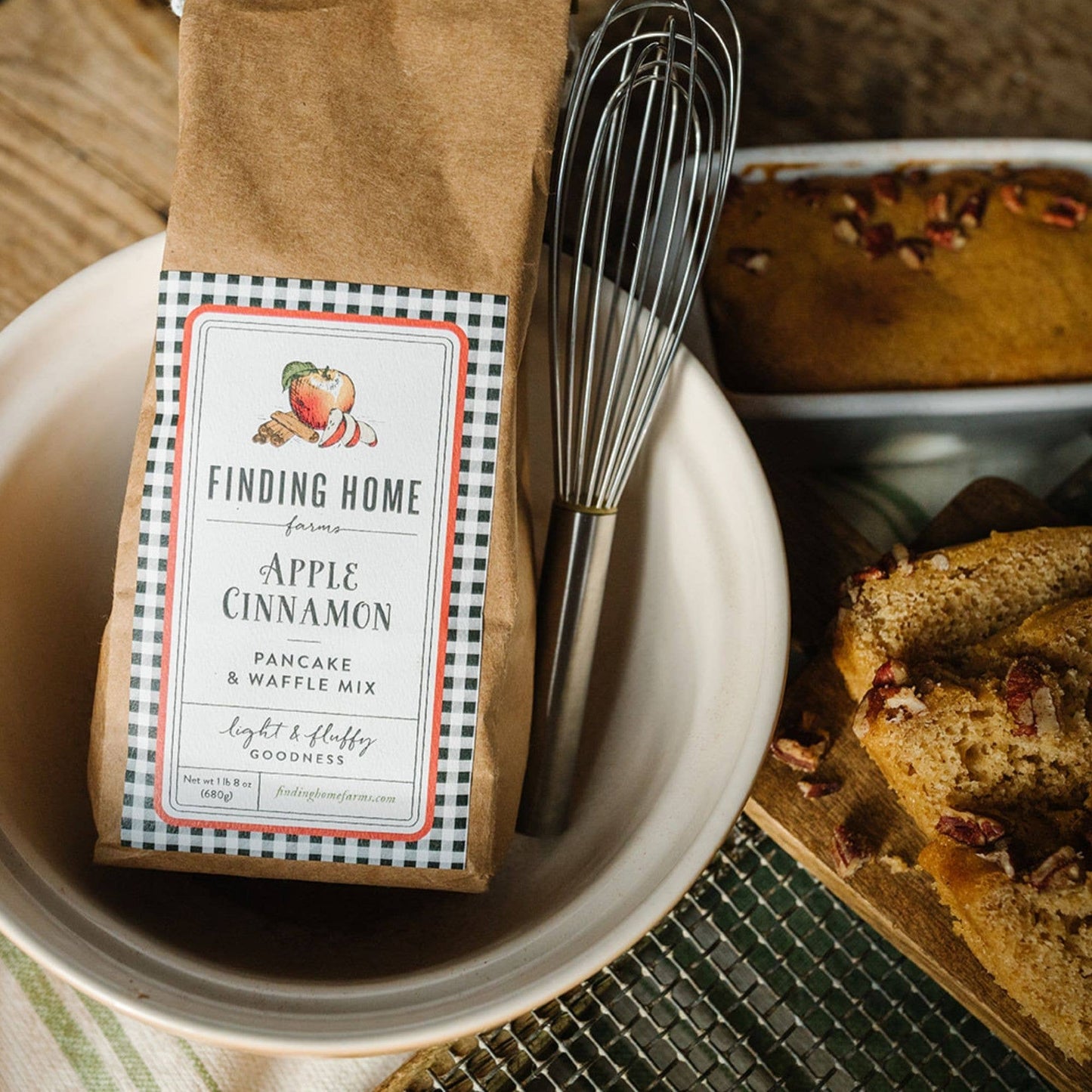 Finding Home Farms -  Apple Cinnamon Pancake  & Waffle Mix