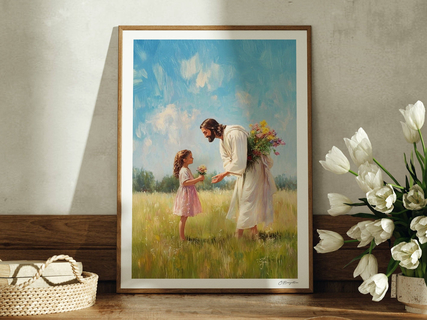 Painted Gospel - Cheerful Gift 5”x7” Art Print Standard / Horizontal