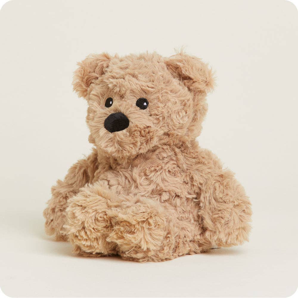Warmies - Brown Curly Bear Junior