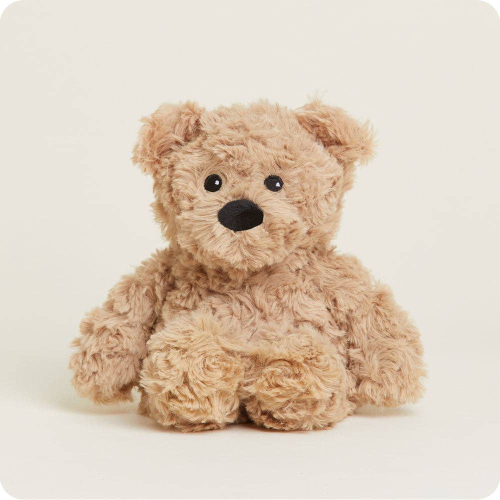 Warmies - Brown Curly Bear Junior