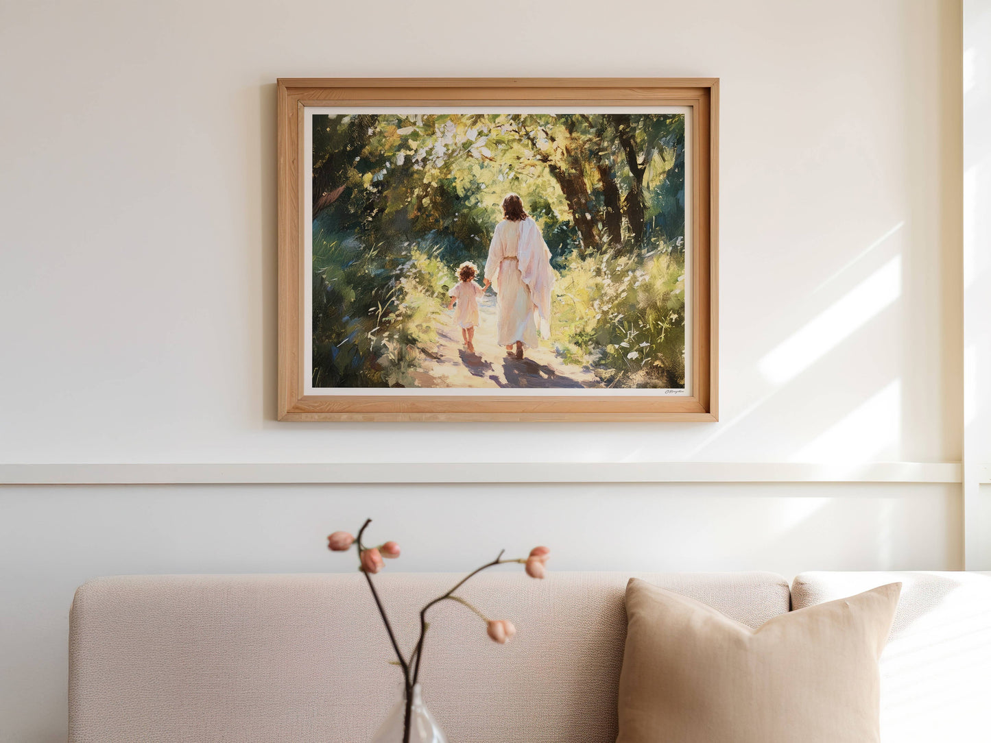 Painted Gospel - Guide Me in Truth 5”x7” Art Print Standard / Horizontal