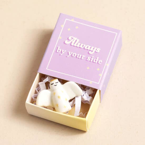 Tiny Matchbox Ceramic Token: Bear