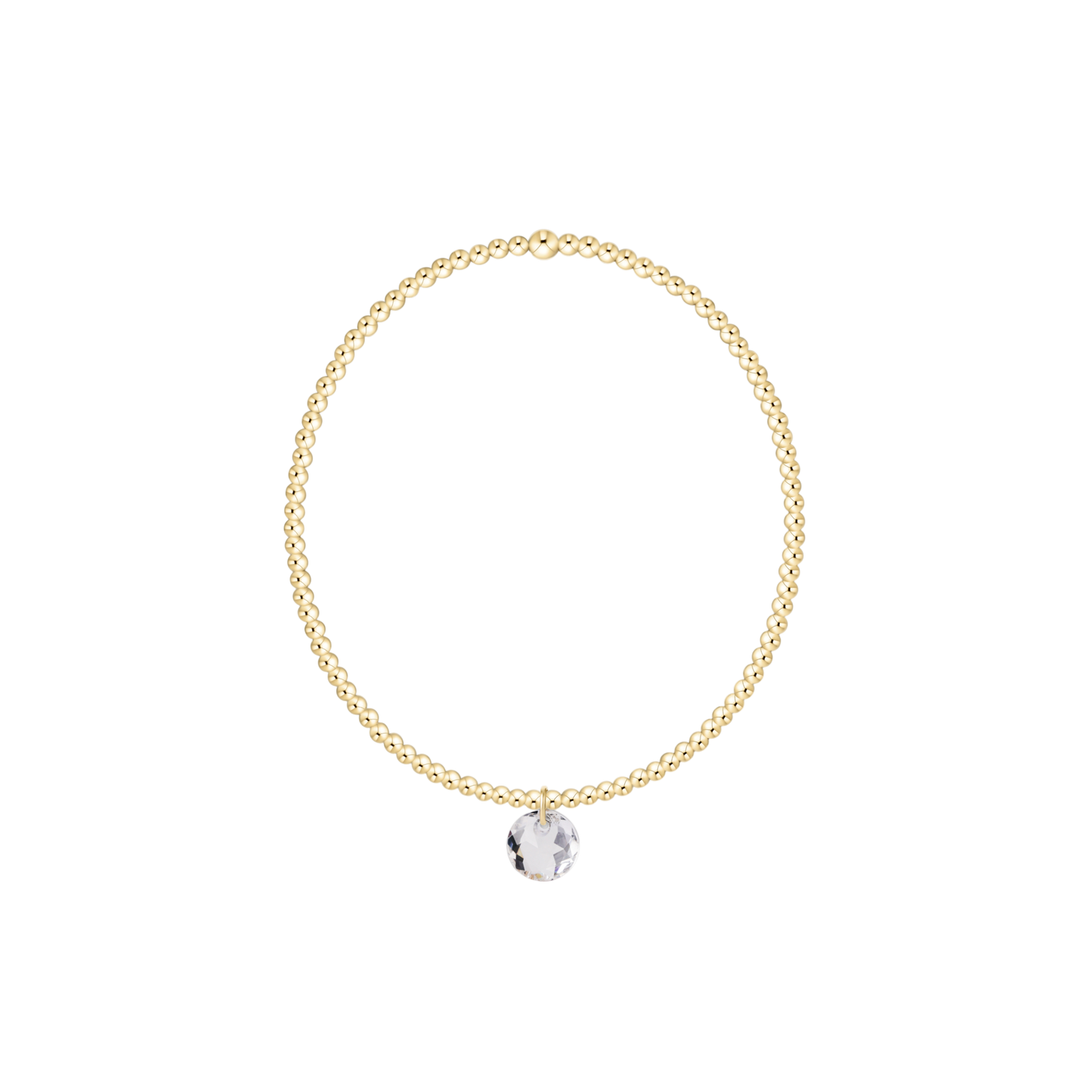 Enewton - Bracelet 2mm Reflection Small Charm Gold