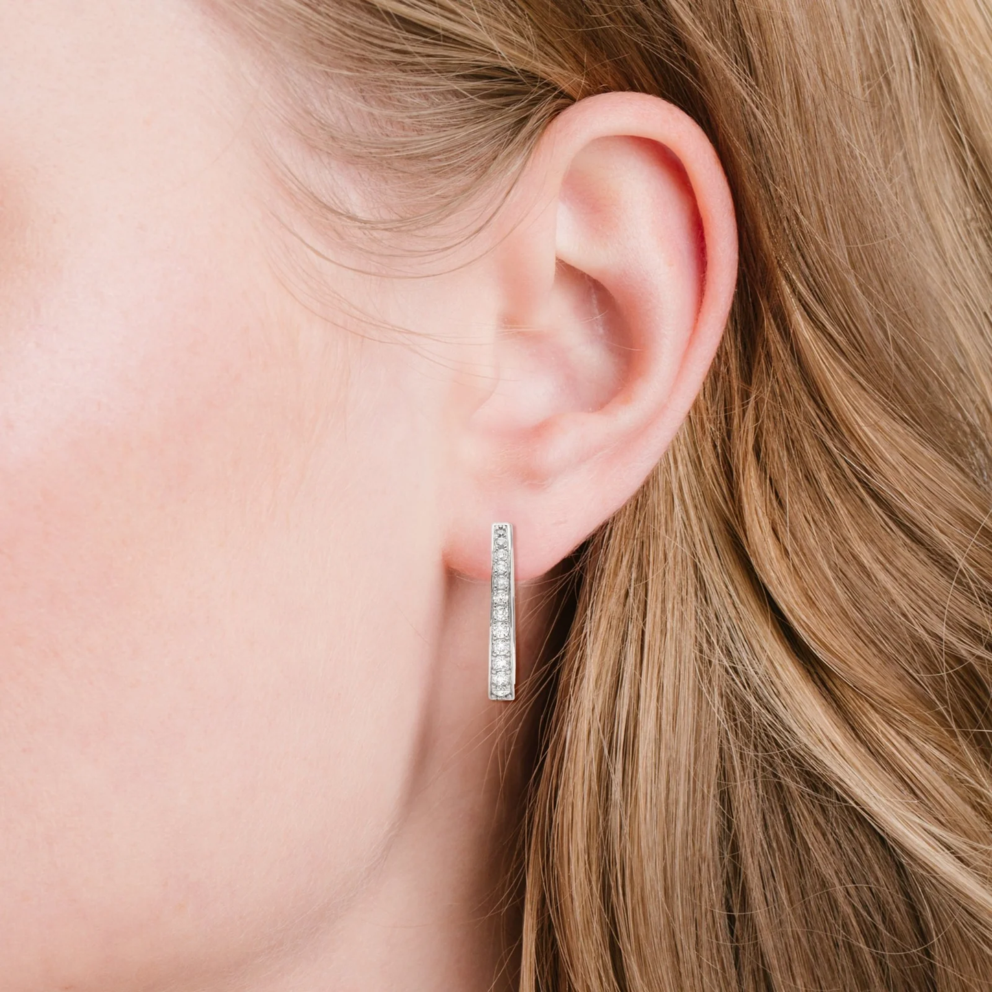 CRISLU - Hinge Hoop Earrings