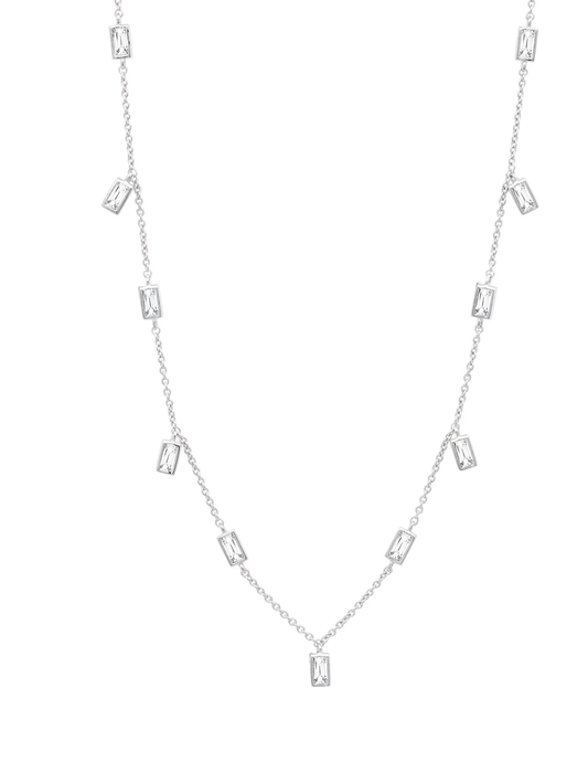 CRISLU -  Prism Baguette 16" Necklace