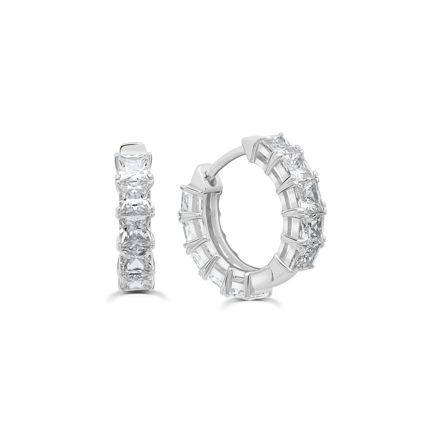 CRISLU - Princess Hoop Earrings