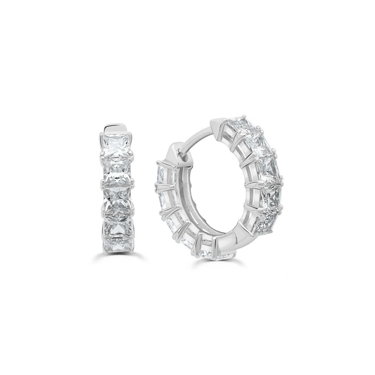 CRISLU - Princess Hoop Earrings