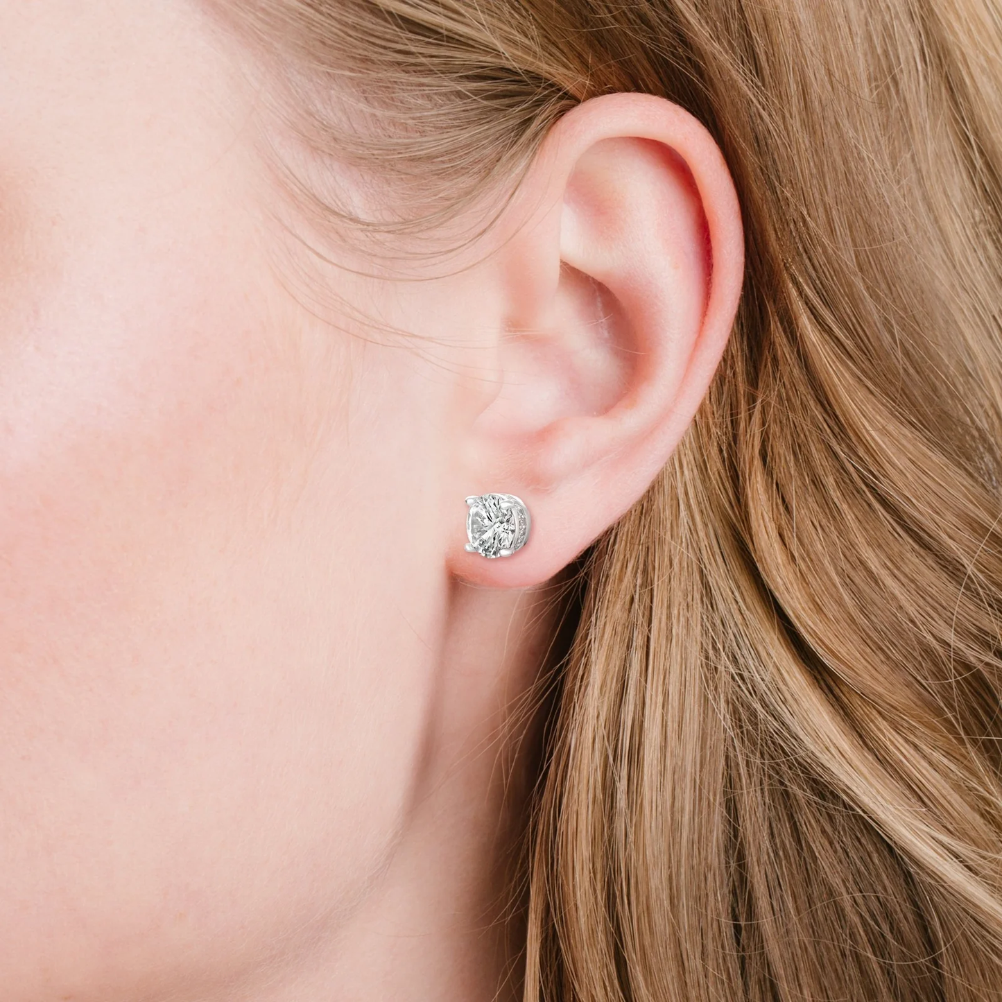 CRISLU - Royal Brilliant Cut Stud Earrings