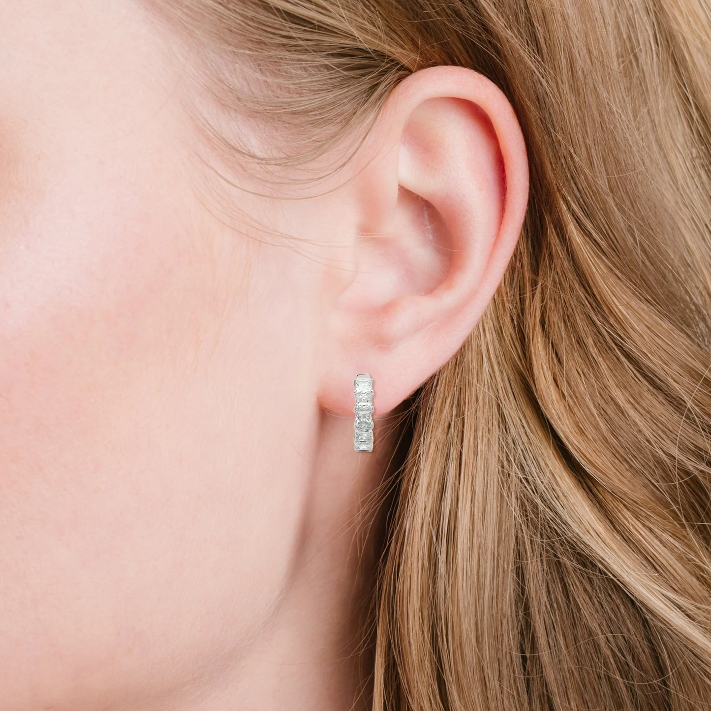 CRISLU - Princess Hoop Earrings