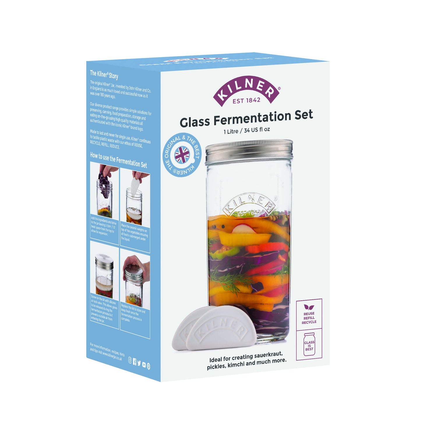 Kilner - Fermentation Jar 34oz.