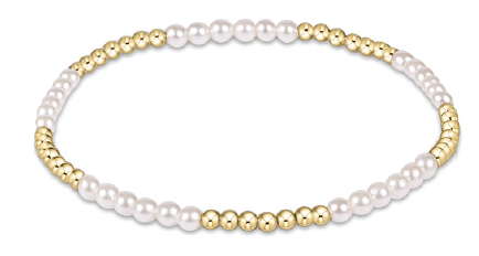 Enewton - Bracelet 3mm Classic Blissful Pattern Gold Pearl