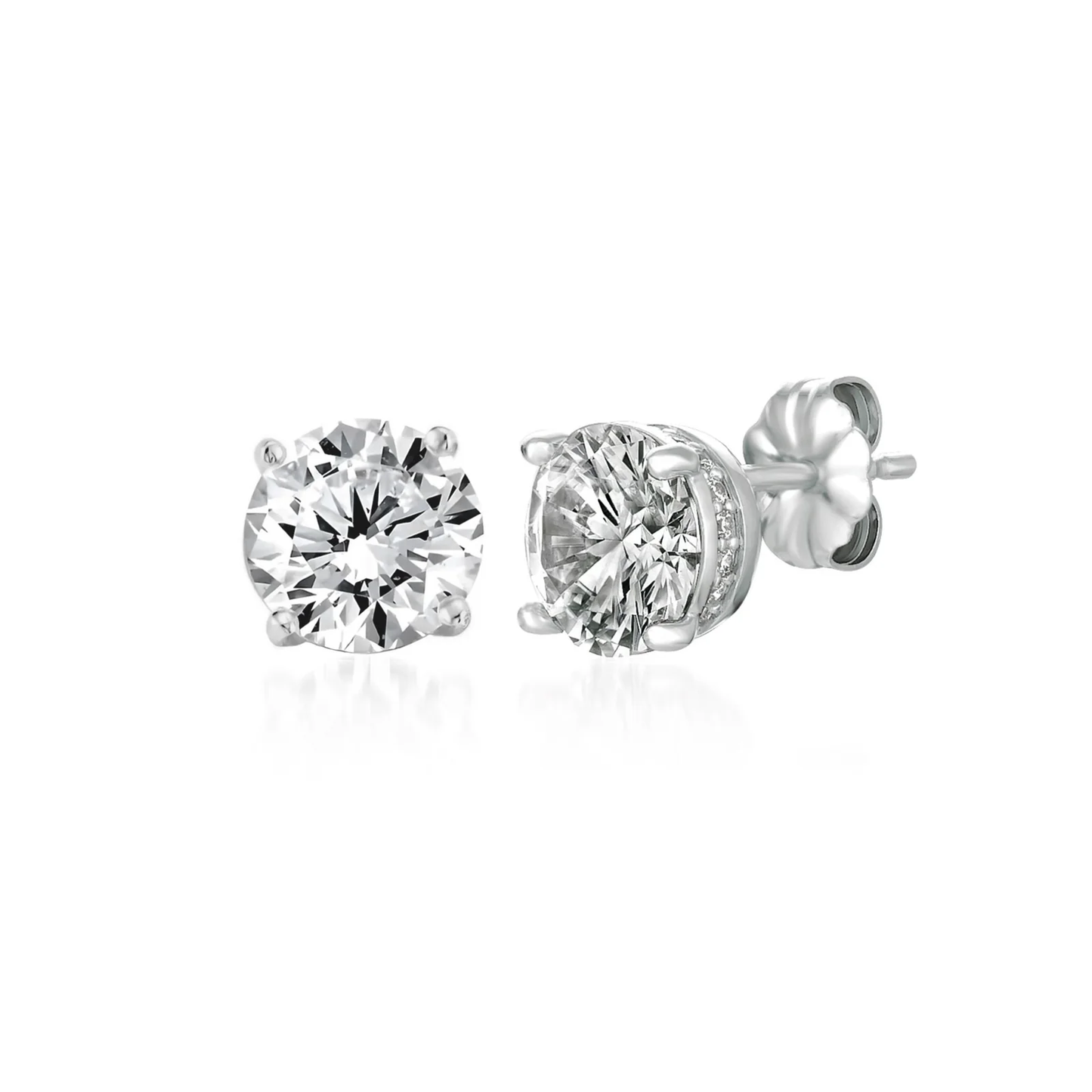 CRISLU - Royal Brilliant Cut Stud Earrings