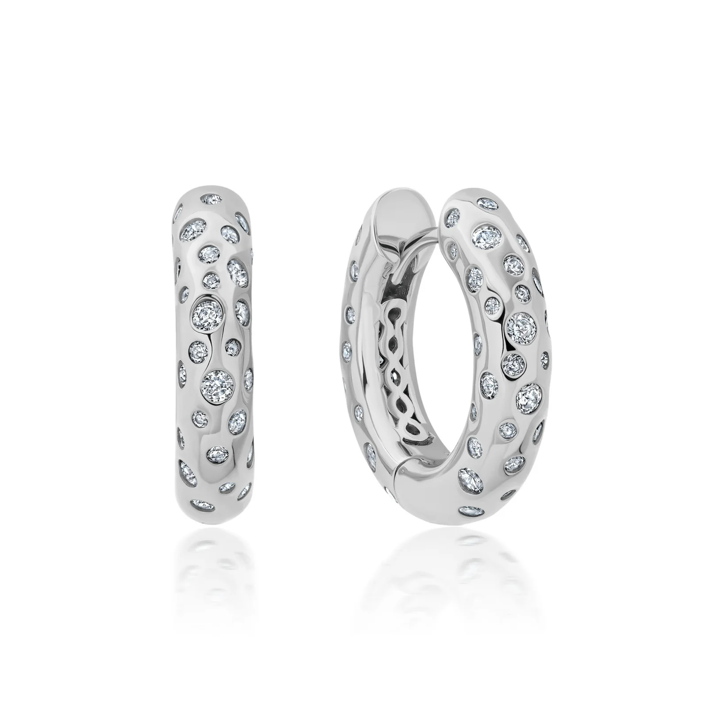 CRISLU - Cascade Huggie Hoops