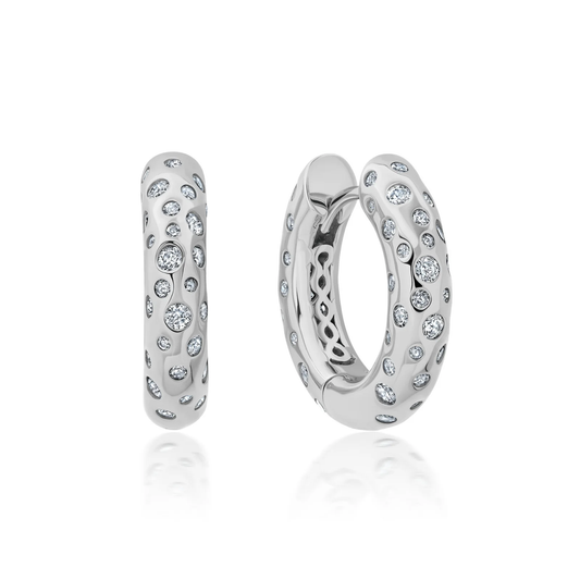CRISLU - Cascade Huggie Hoops