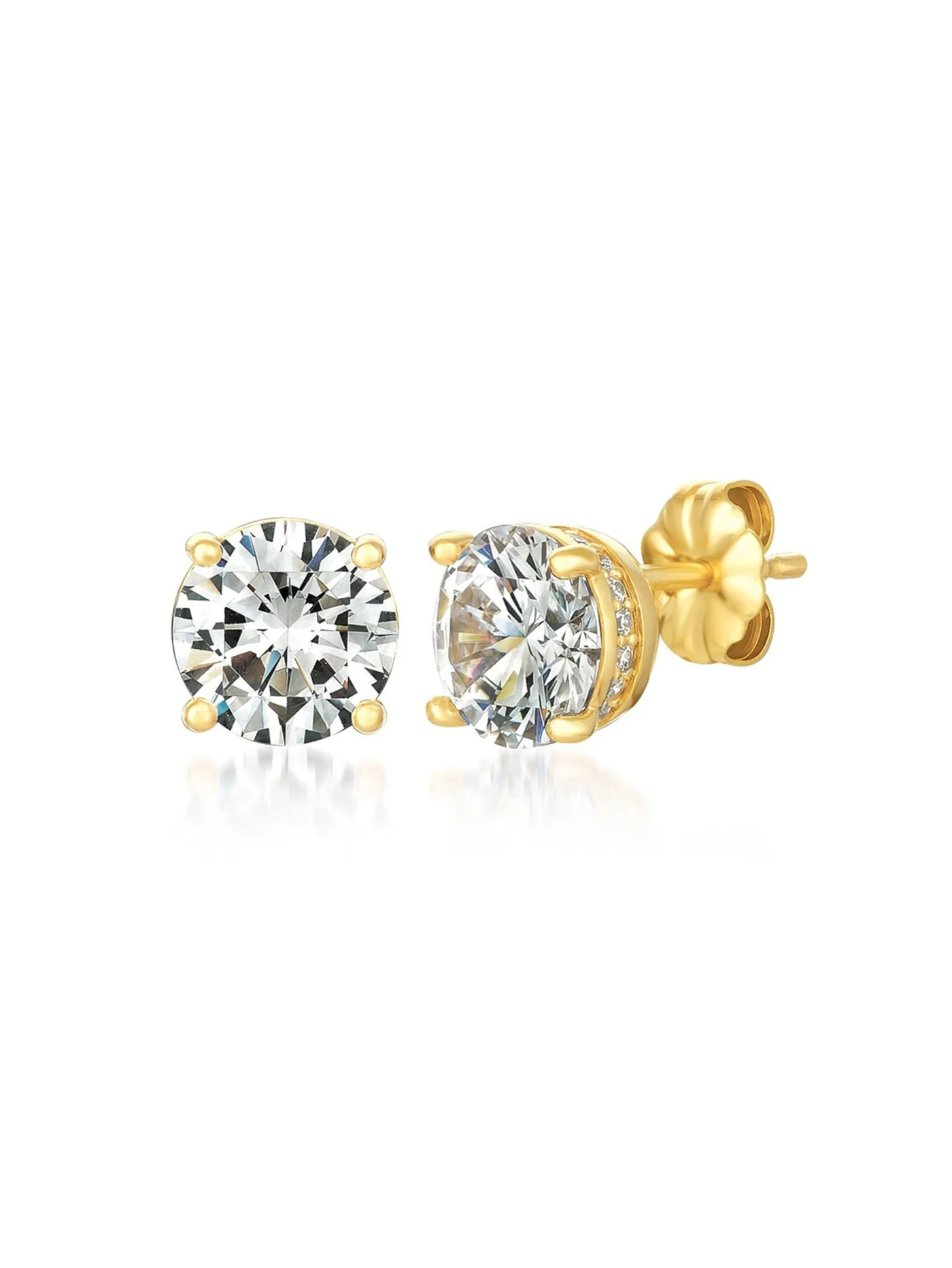 CRISLU - Royal Brilliant Cut Stud Earrings